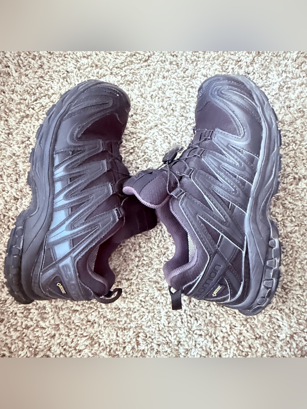 Salomon XA Pro 3D Gore-Tex Forces OutdoorTrail Running Hiking Black Sneakers - Picture 10 of 13